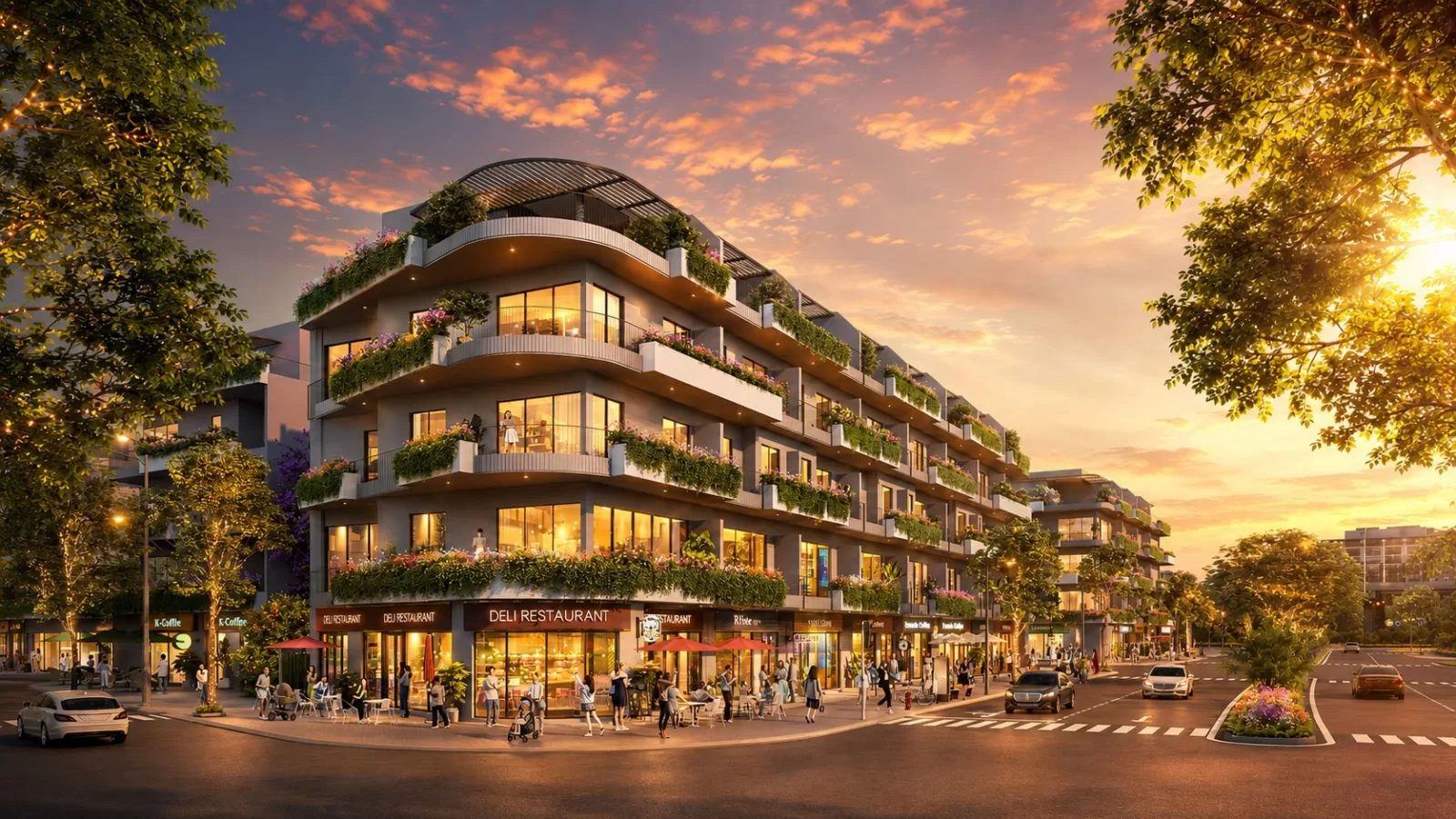 Thiết kế Shophouse MIK Bắc Ninh – Kiến trúc mở nhịp phố thương mại
